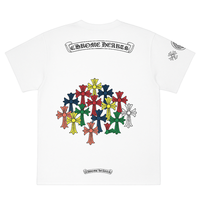 Chrome heart White Tee