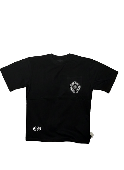 Black Chrome Heart Tee