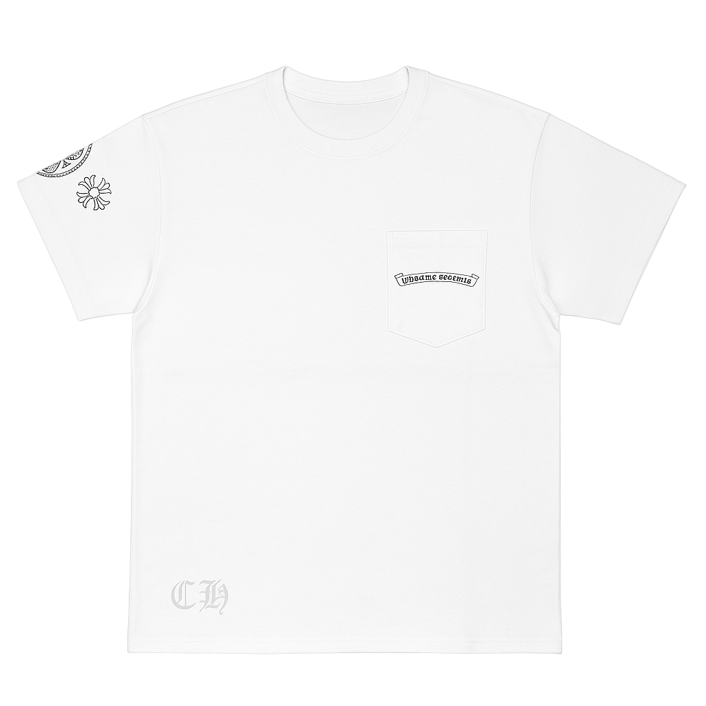 Chrome heart White Tee