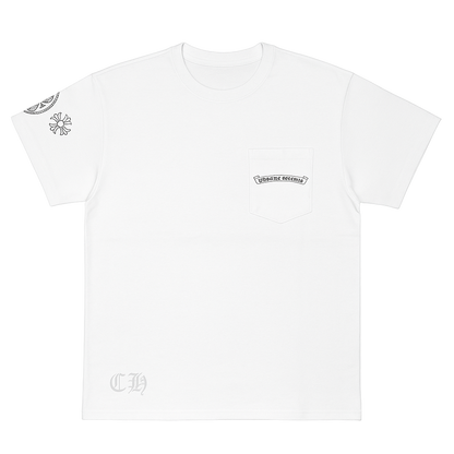 Chrome heart White Tee