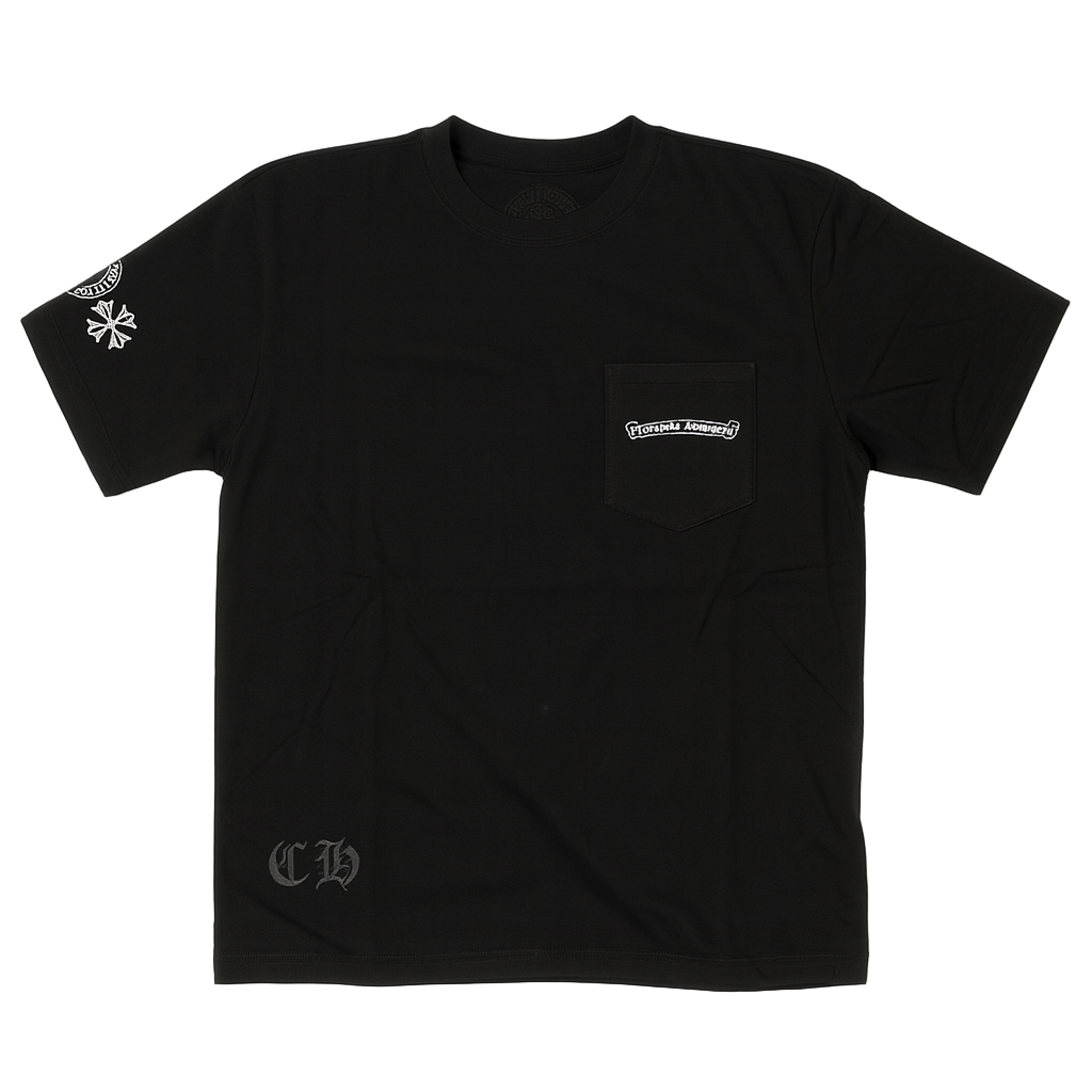 Chrome heart Black Tee