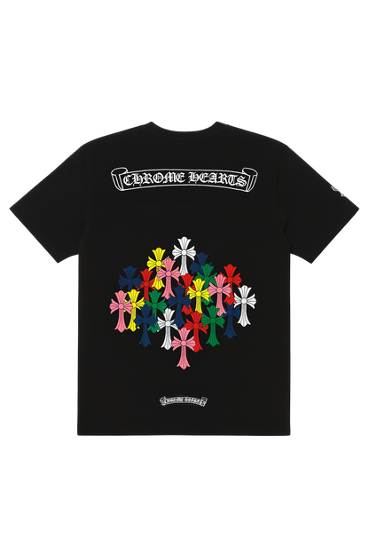 Chrome heart Black Tee